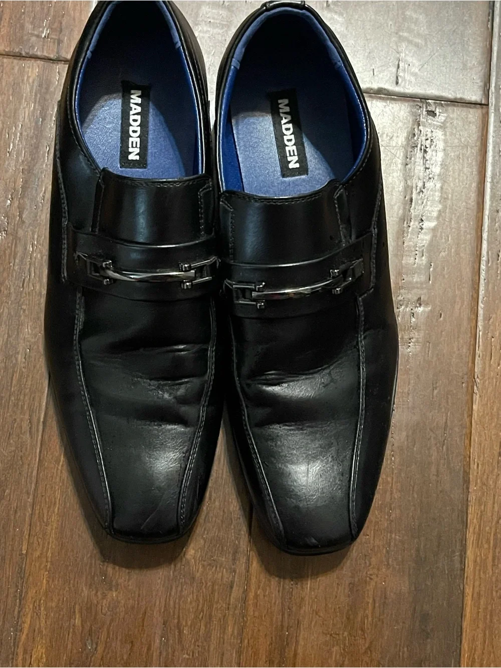 Steve Madden Men's Loafer Dress Shoe Slip Black Size 11